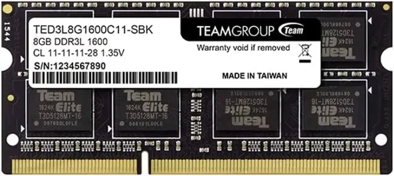 Team Group 8 Go DDR3 1600 MHz - vue principale