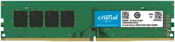 Crucial CB16GU3200 8 Go DDR4 3200 MHz - vue principale