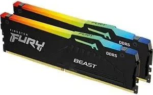 Kingston Fury Beast RGB 128 Go Kit 2x64Go DDR5 5600 MHz - vue principale