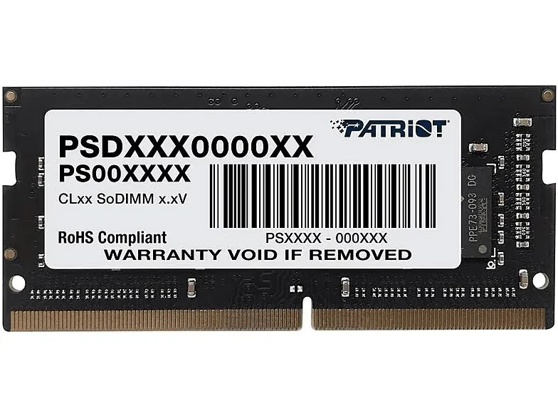 Patriot 8 Go DDR4 2133 MHz - vue principale