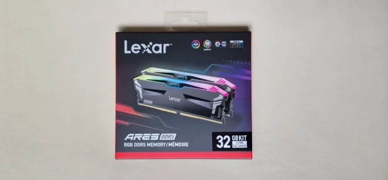 Lexar Ares RGB 32 Go Kit 2x16Go DDR5 6000 MHz - vue principale
