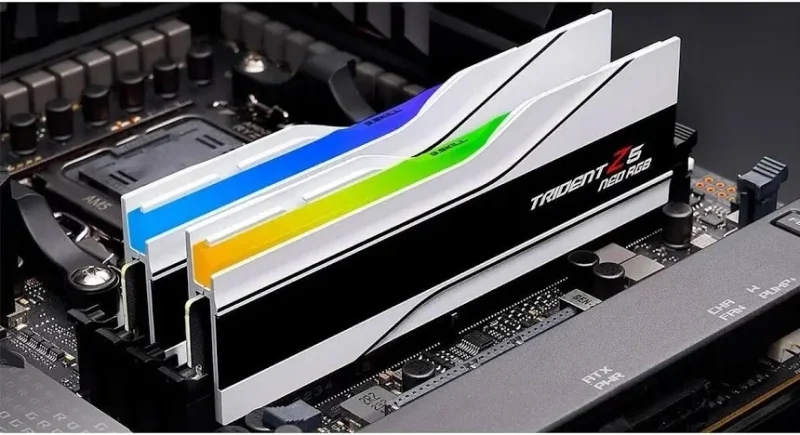 G.Skill Trident Neo RGB 32 Go Kit 2x16Go DDR5 6000 MHz - vue 5