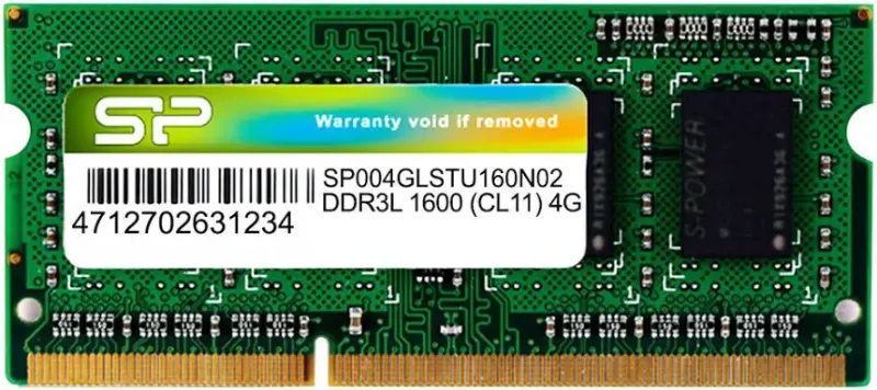 Silicon Power 4 Go DDR3 1600 MHz - vue principale