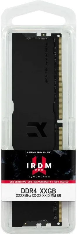 Goodram IRDM Deep Black 64 Go Kit 2x32Go DDR4 3600 MHz - vue principale