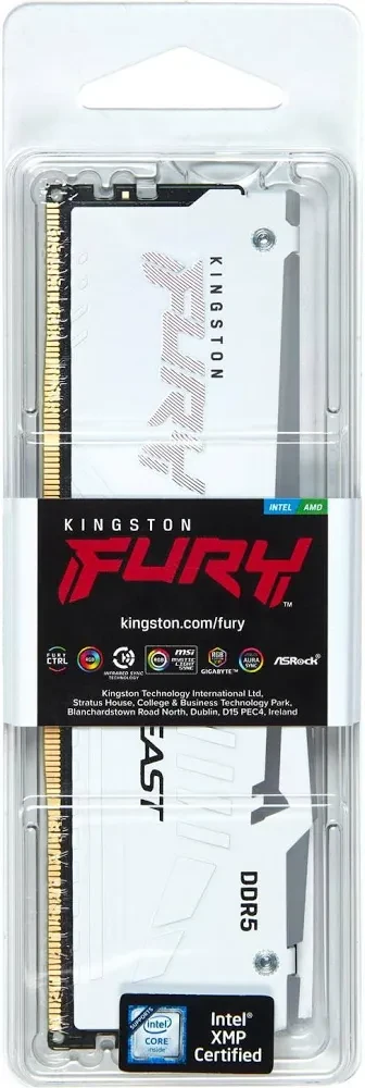 Kingston Fury Beast 16 Go DDR5 6000 MHz RGB - vue 3
