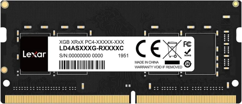Lexar LD4AS 8 Go DDR4 3200 MHz - vue principale