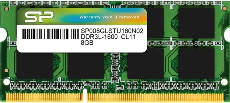 Silicon Power 8 Go DDR3L 1600 MHz - vue principale