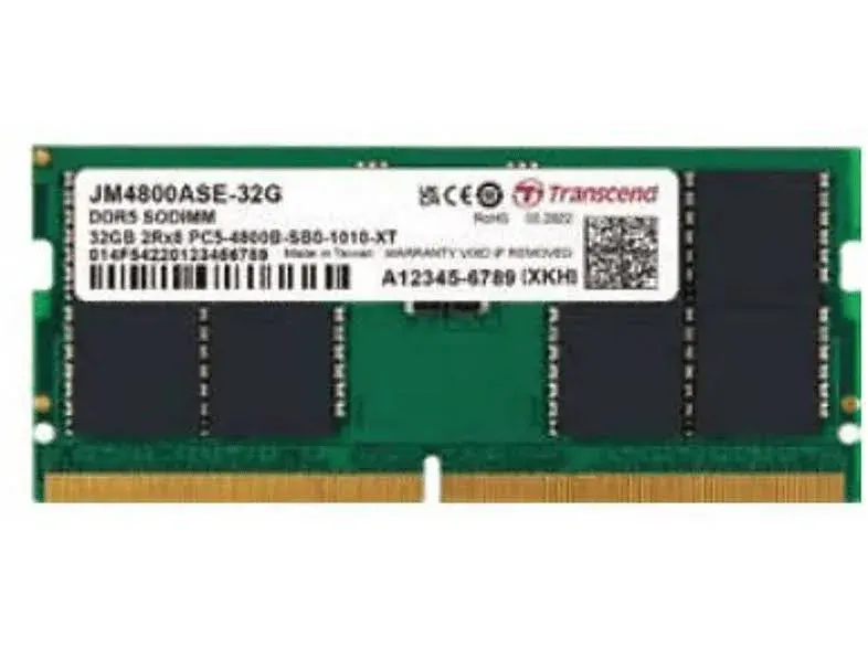 Transcend JM4800ASE 16 Go DDR5 4800 MHz - vue principale
