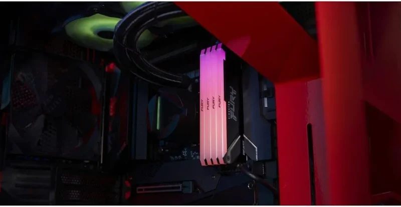 Kingston Fury Beast 16 Go DDR4 3200 MHz RGB - vue 3