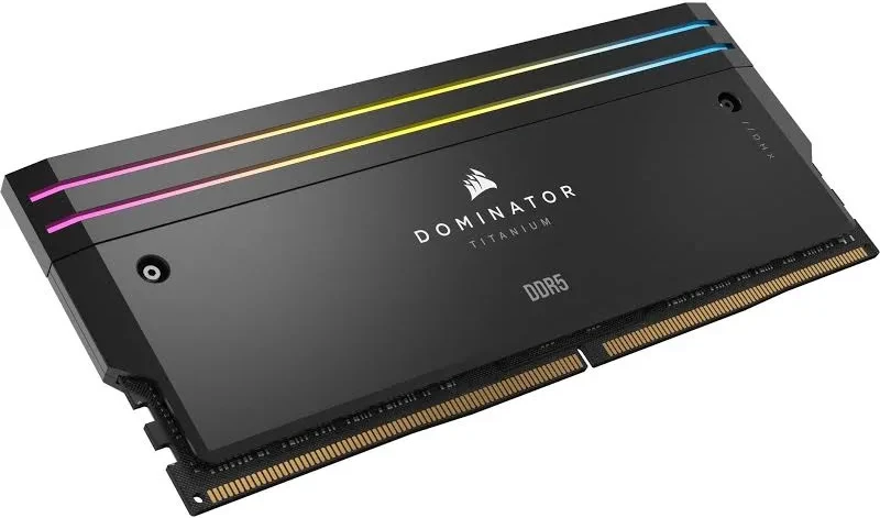 Corsair Dominator Titanium 32 Go Kit 2x16Go DDR5 6000 MHz RGB - vue 2