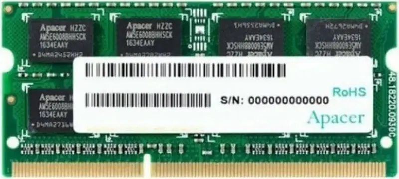 Apacer DDR3L 8 Go 1600 MHz - vue principale