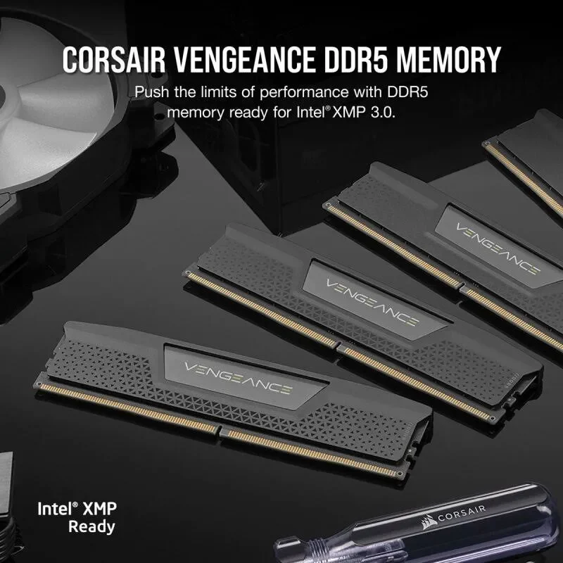 Corsair Vengeance 64 Go Kit 2x32Go DDR5 5600 MHz - vue 5