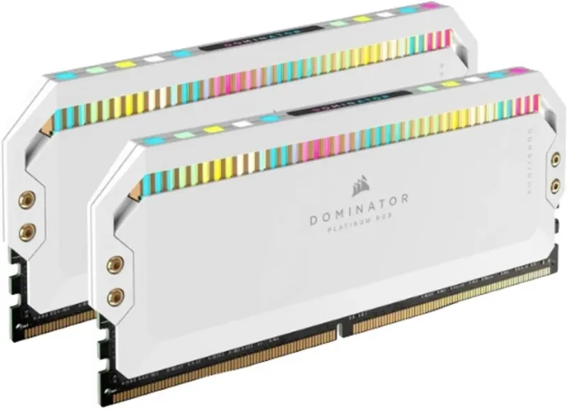Corsair Dominator Platinum RGB 32 Go Kit 2x16Go DDR5 6200 MHz - vue principale