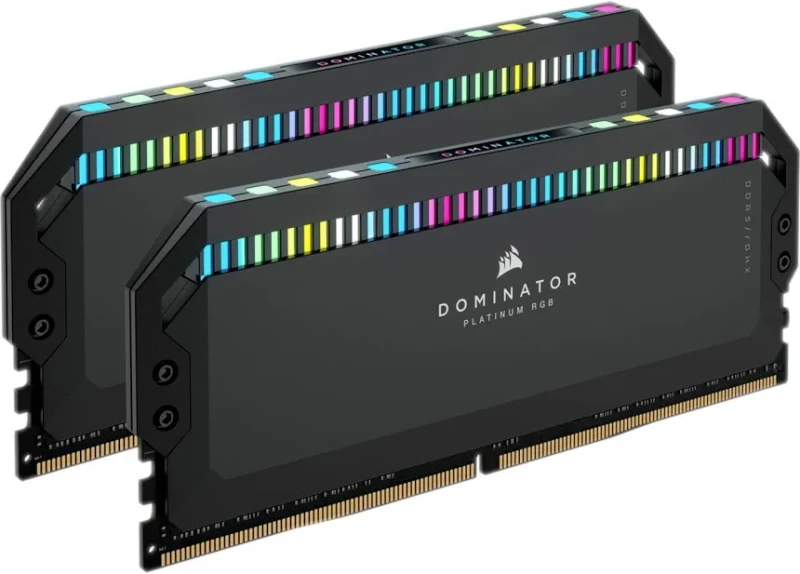 Corsair Dominator Platinum RGB 64 Go Kit 2x32Go DDR5 6600 MHz - vue principale