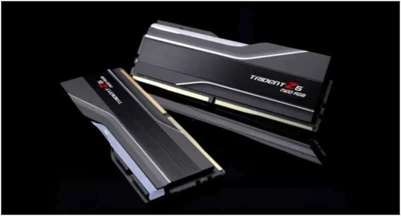 G.Skill Trident Z5 Neo 32 Go Kit 2x16Go DDR5 6000 MHz RGB - vue 4