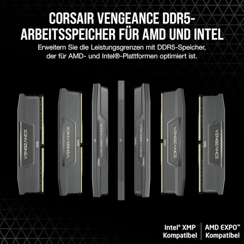 Corsair Vengeance 32 Go Kit 2x16Go DDR5 6000 MHz - vue 5