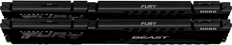Kingston Fury Beast 64 Go Kit 2x32Go DDR5 5600 MHz - vue 3