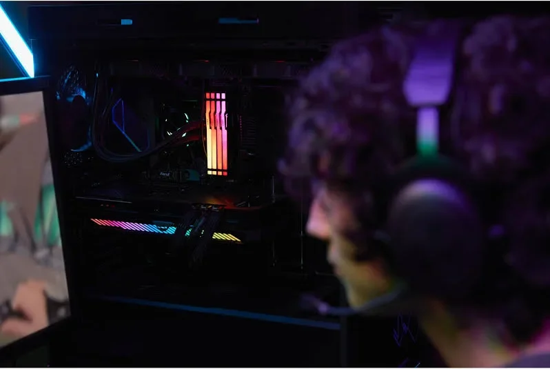Kingston Fury Beast RGB 32 Go DDR5 5600 MHz - vue 4