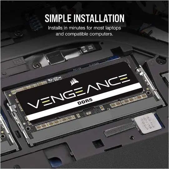 Corsair Vengeance 64 Go Kit 2x32Go DDR5 4800 MHz - vue 5