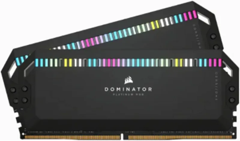 Corsair Dominator Platine 32 Go Kit 2x16Go DDR5 6200 MHz RGB - vue principale