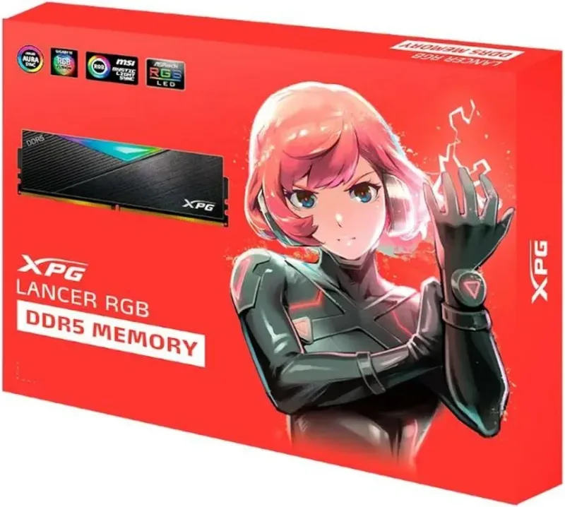 ADATA Lancer RGB 64 Go Kit 2x32Go DDR5 6000 MHz - vue 5