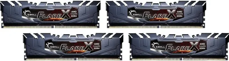 G.Skill Flare X 64 Go Kit 4x16Go DDR4 3200 MHz - vue 4