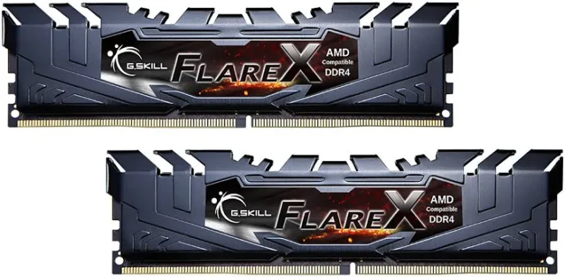 G.Skill Flare X 32 Go Kit 4x8Go DDR4 3200 MHz - vue 3