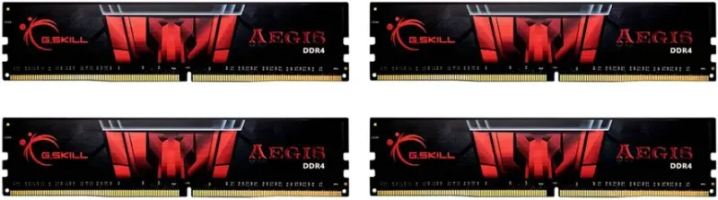 G.Skill 64 Go Kit 4x16Go DDR4 3200 MHz - vue principale