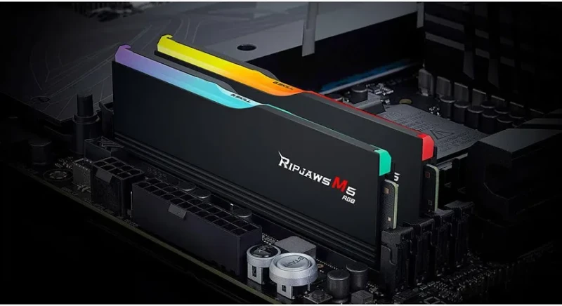G.Skill 64 Go Kit 2x32Go DDR5 6000 MHz - vue 3