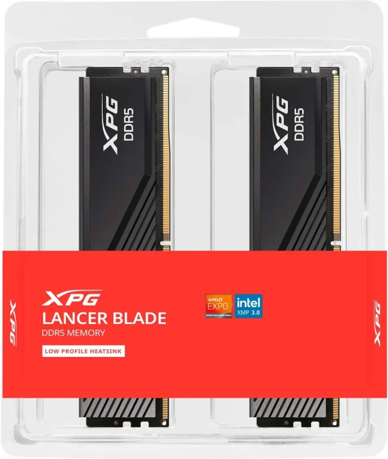 ADATA LANCER BLADE 32 Go Kit 2x16Go DDR5 5600 MHz - vue 3
