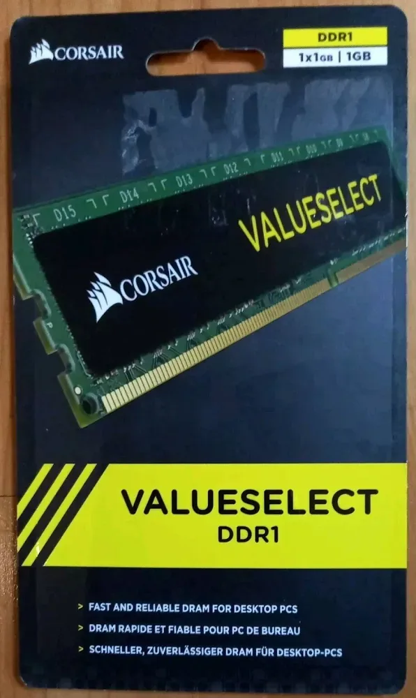 Corsair ValueSelect 1 Go DDR 400 MHz - vue principale