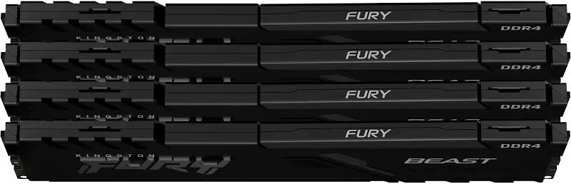 Kingston Fury Beast 16 Go Kit 2x8Go DDR4 3600 MHz - vue 2