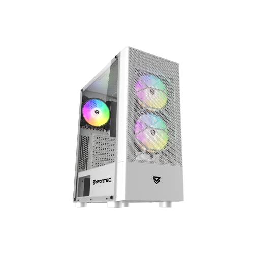 Nfortec Caelum White ATX RGB
