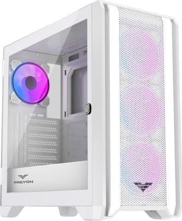 PREYON Nest Windy+ White ATX RGB
