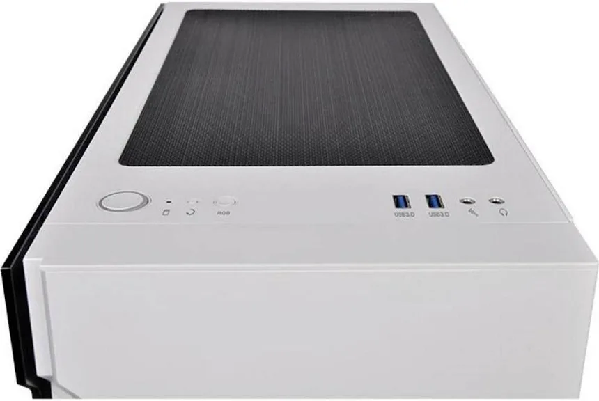 Thermaltake H200 TG ATX RGB White - vue 3