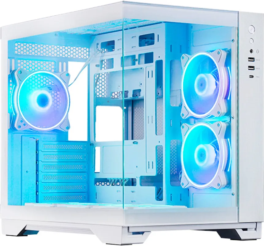 Chieftec GM-30W-TG-OP ATX mATX mITX White - vue 2