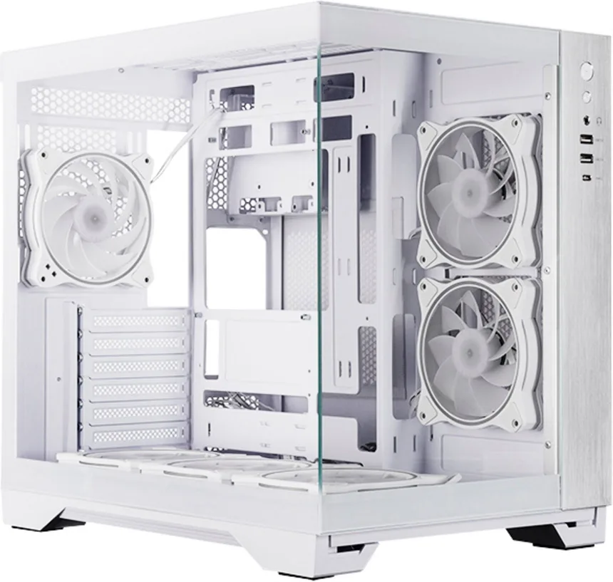 Chieftec GM-30W-TG-OP ATX mATX mITX White - vue 4