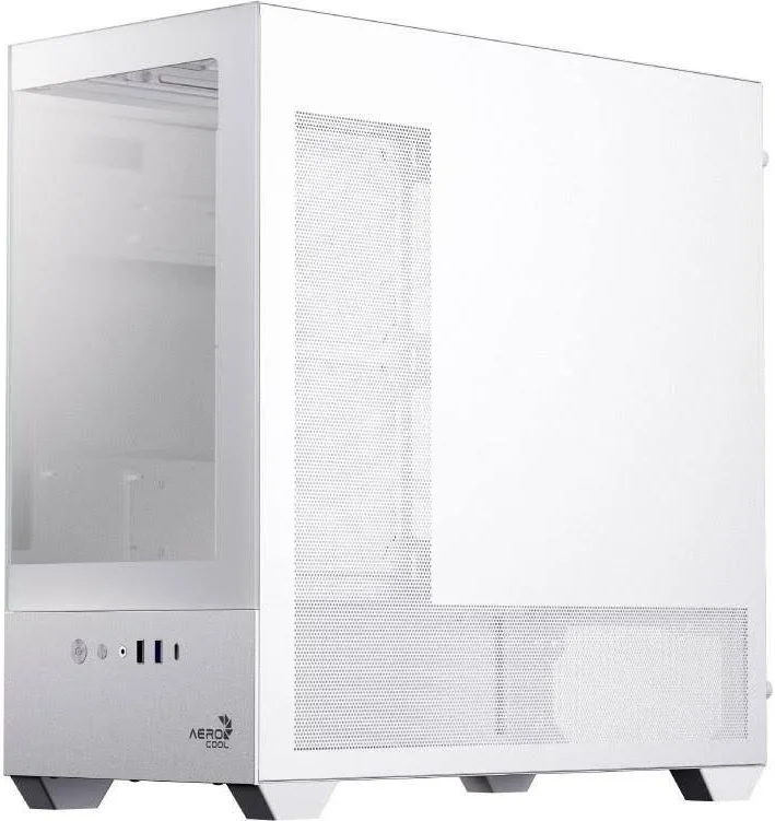 Aerocool P300D Digi-G mATX White - vue 3