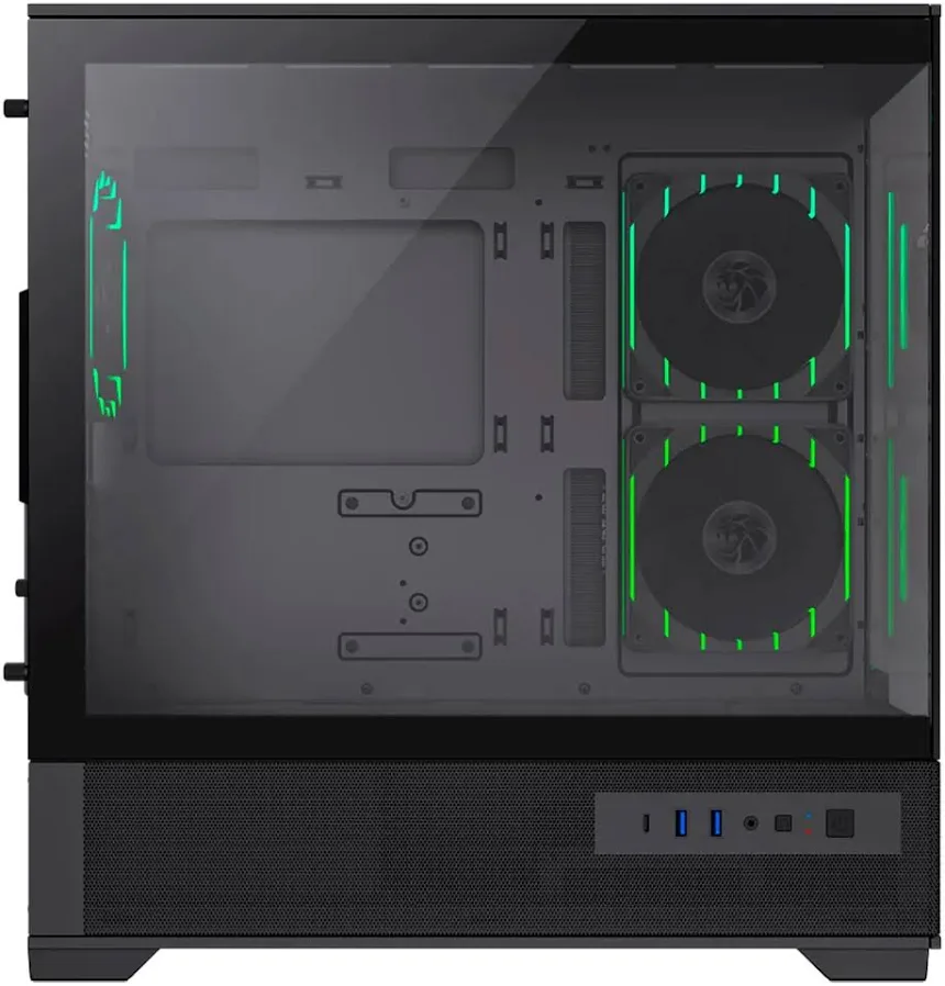 GameMax Vista 2 mATX Black - vue 3