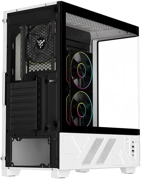 ITek Netron Curved ATX RGB White - vue 5