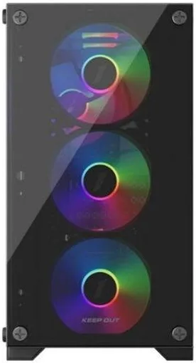 Keep Out XC-201 mATX RGB - vue 4