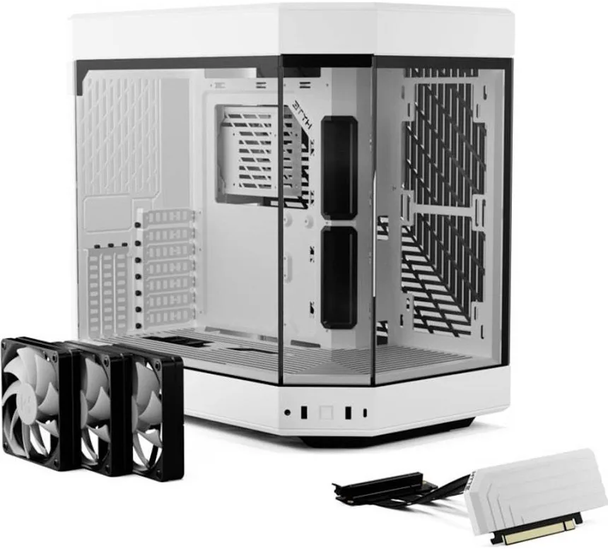 HYTE Y60 mATX White - vue 2