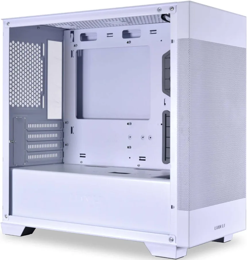 Lian Li Lancool 205M mATX RGB White - vue 3