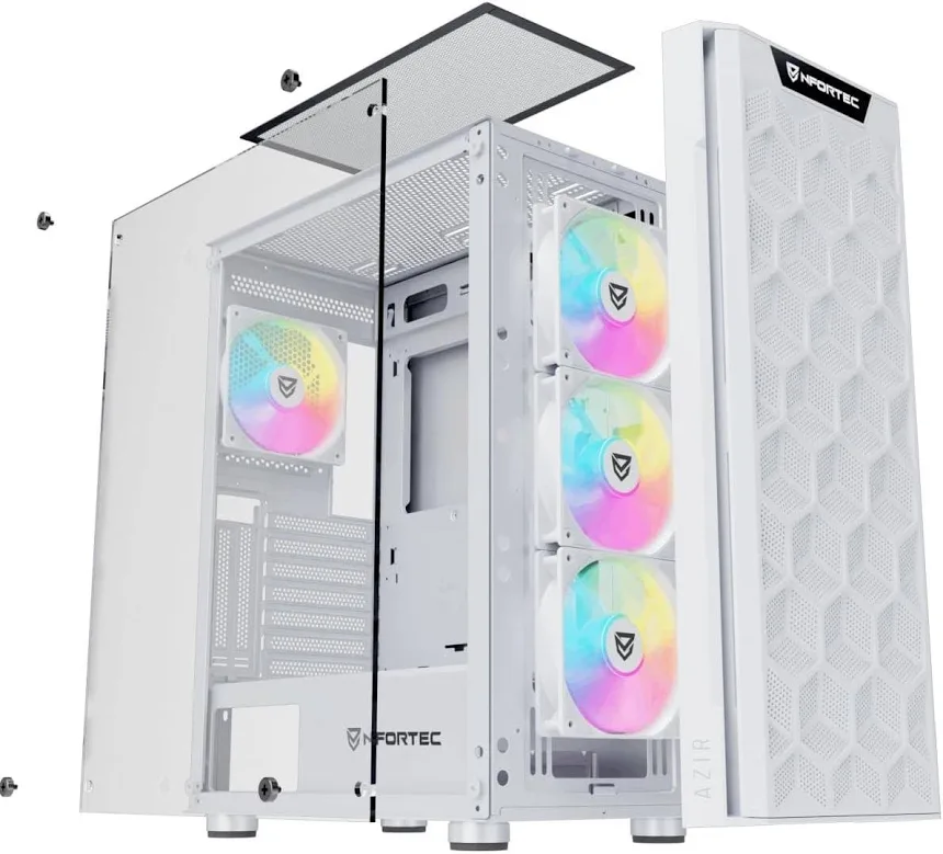 Nfortec Azir White ATX - vue 4