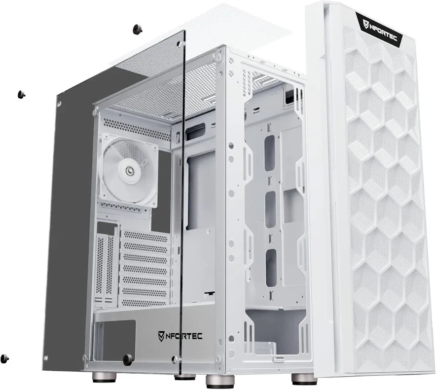 Nfortec Azir White ATX - vue 3