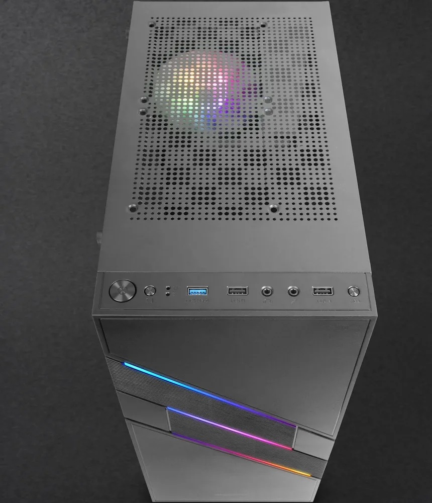 Mars Gaming MC-U3 ATX RGB - vue 3