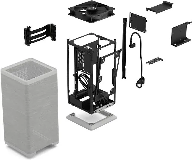 Fractal Design Mood Light Gray mATX - vue 4