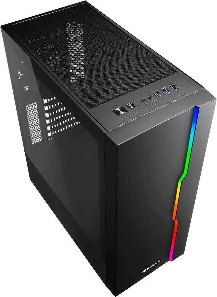 Sharkoon RGB Slider mATX RGB - vue 3