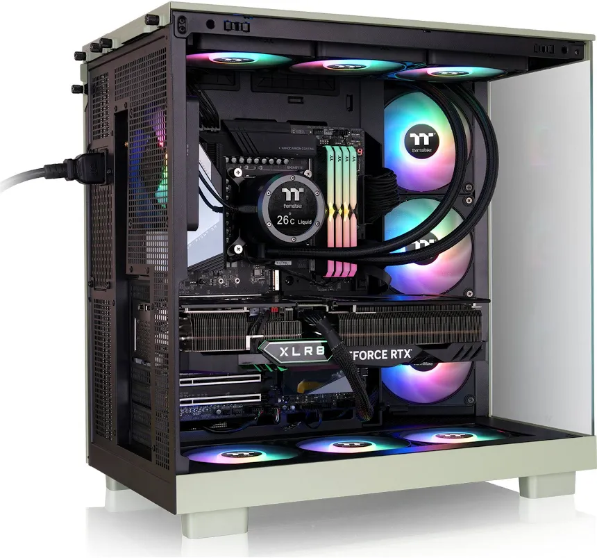 Thermaltake View 380 XL WS ARGB mATX RGB - vue 4