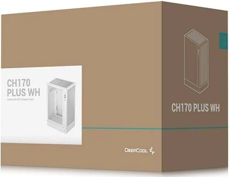 DeepCool CH170 Plus White mATX - vue 5